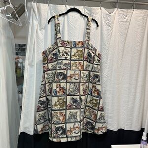 NWT Cider Multicolor Cat Pattern Dress